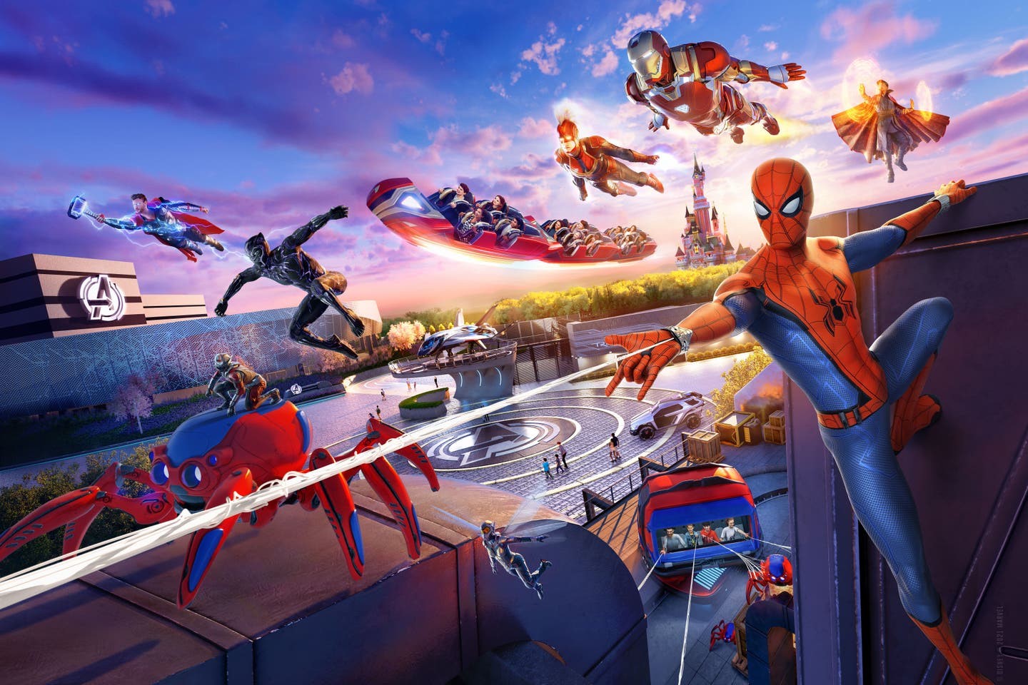 Marvel Avengers Campus — Eingangsbereich
