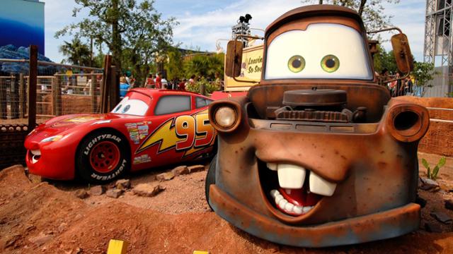 Cars-Rallye in Radiator Springs