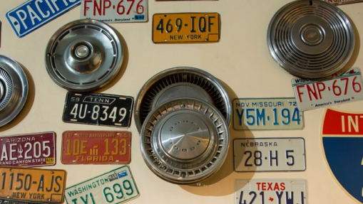 Hotel Santa Fe — Route-66-Schilder