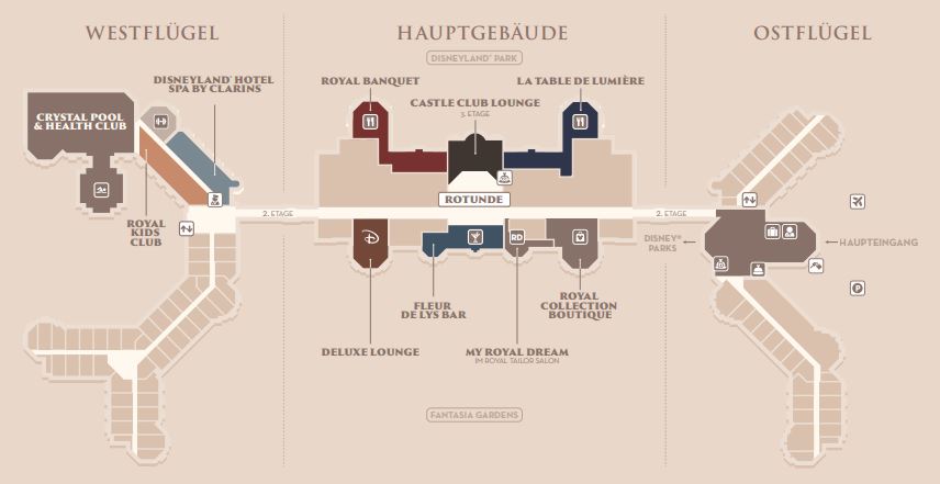 Disneyland Hotel – Grundriss