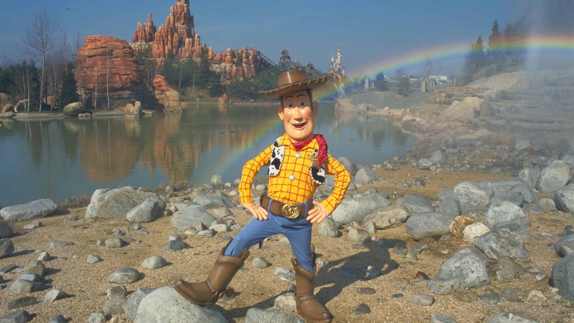 Frontierland – Geysir mit Woody